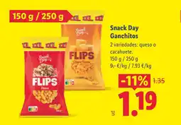 Lidl SNACK DAY Ganchitos oferta