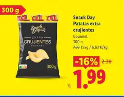 Lidl SNACK DAY Patatas extra crujientes oferta