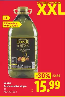 Lidl COOSUR Aceite de oliva virgen oferta