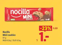 Lidl NOCILLA Mini cookies oferta