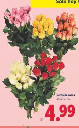 Lidl Ramo de rosas oferta