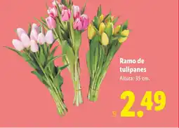 Lidl Ramo de tulipanes oferta
