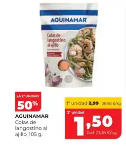 Alimerka AGUINAMAR Colas de langostino alajillo oferta