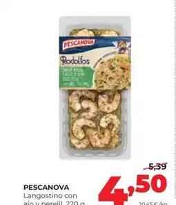 Alimerka PESCANOVA Langostino con ajo y perejil oferta