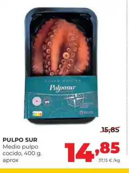 Alimerka PULPO SUR Medio pulpo cocido oferta