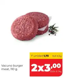 Alimerka Vacuno burger meat oferta