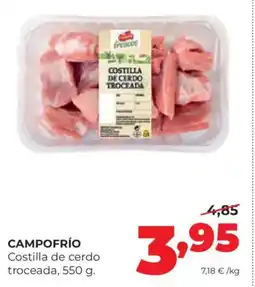 Alimerka CAMPOFRÍO Costilla de cerdo troceada oferta