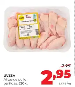 Alimerka UVESA Alitas de pollo partidas oferta