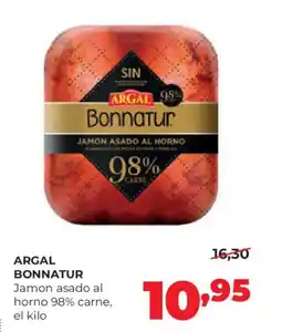 Alimerka ARGAL BONNATUR Jamon asado al horno 98% carne oferta
