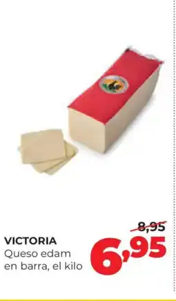 Alimerka VICTORIA Queso edam en barra oferta