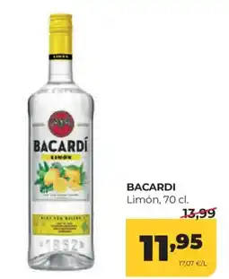 Alimerka BACARDI Limón oferta