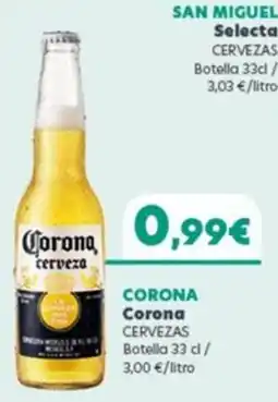 Hiperber CORONA cerveza oferta