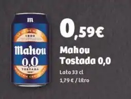 Hiperber MAHOU Tostada 0.0 oferta