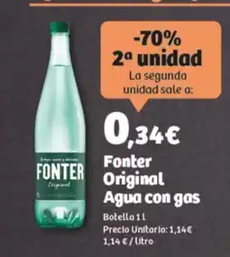 Hiperber FONTER Original Agua con gas oferta
