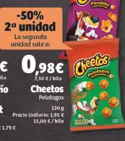 Hiperber CHEETOS Pelotazos oferta