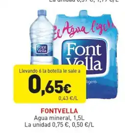 Hiperber FONTVELLA Agua mineral oferta