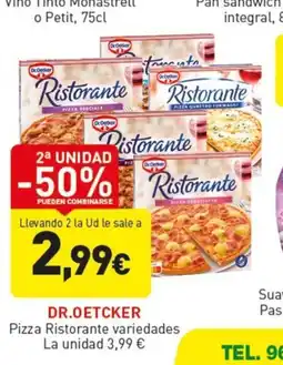 Hiperber DR.OETKER Pizza Ristorante variedades oferta