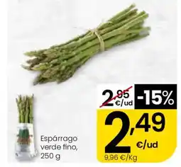 Eroski Espárrago verde fino oferta