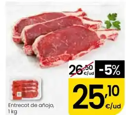 Eroski Entrecot de añojo oferta