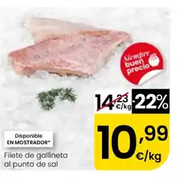 Eroski Filete de gallineta al punto de sal oferta
