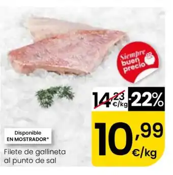 Eroski Filete de gallineta al punto de sal oferta