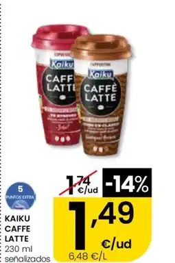 Eroski KAIKU CAFFE LATTE oferta
