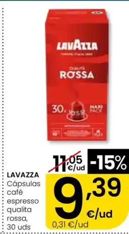 Eroski LAVAZZA Cápsulas café espresso qualita rossa oferta