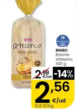 Eroski BIMBO Brioche artesano oferta