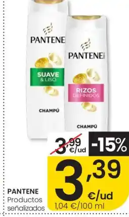 Eroski PANTENE Productos señalizados oferta