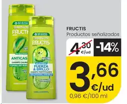 Eroski FRUCTIS Productos señalizados oferta