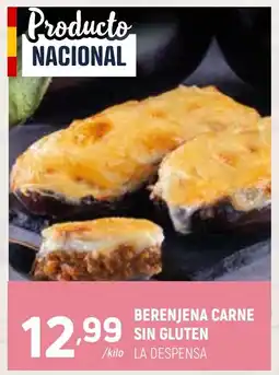 Coviran Berenjena carne sin gluten oferta