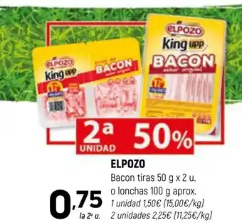 ELPOZO Bacon tiras