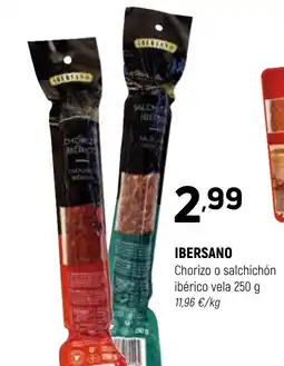 Coviran IBERSANO Chorizo o salchichón ibérico vela oferta