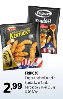 Coviran FRIPOZO Fingers solomillo pollo kentucky o Tenders barbacoa y miel oferta