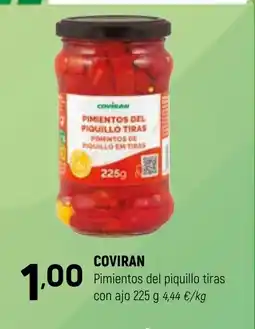 Coviran COVIRAN Pimientos del piquillo tiras con ajo oferta
