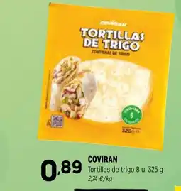 Coviran COVIRAN Tortillas de trigo oferta