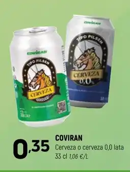 Coviran COVIRAN Cerveza o cerveza 0,0 lata oferta