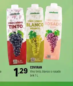 Coviran COVIRAN Vino tinto, blanco o rosado brik oferta