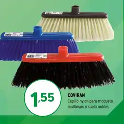Coviran COVIRAN Cepillo nylon para moqueta, multiusos o suelo nobles oferta