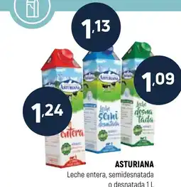 Coviran ASTURIANA Leche entera, semidesnatada o desnatada oferta