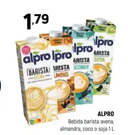 Coviran ALPRO Bebida barista avena, almendra, coco o soja oferta