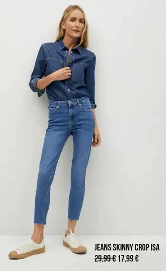 MANGO Jeans skinny crop isa oferta