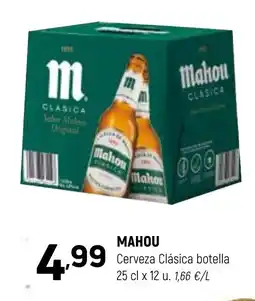 Coviran MAHOU Cerveza Clásica botella oferta
