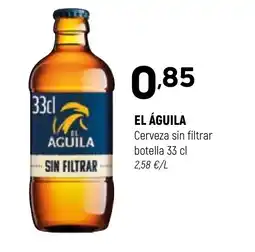 Coviran EL ÁGUILA Cerveza sin filtrar botella oferta