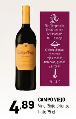 Coviran CAMPO VIEJO Vino Rioja Crianza tinto oferta