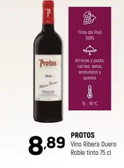Coviran PROTOS Vino Ribera Duero Roble tinto oferta