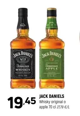 Coviran JACK DANIELS Whisky original o apple oferta