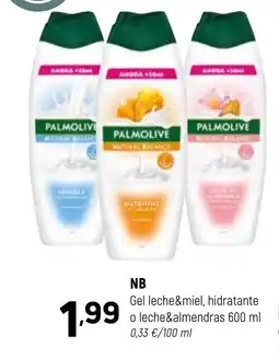 Coviran NB Gel leche&miel, hidratante o leche&almendras oferta