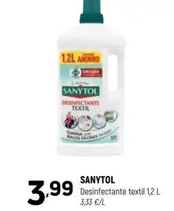 Coviran SANYTOL Desinfectante textil oferta