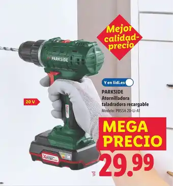 PARKSIDE Atornilladora taladradora recargable
